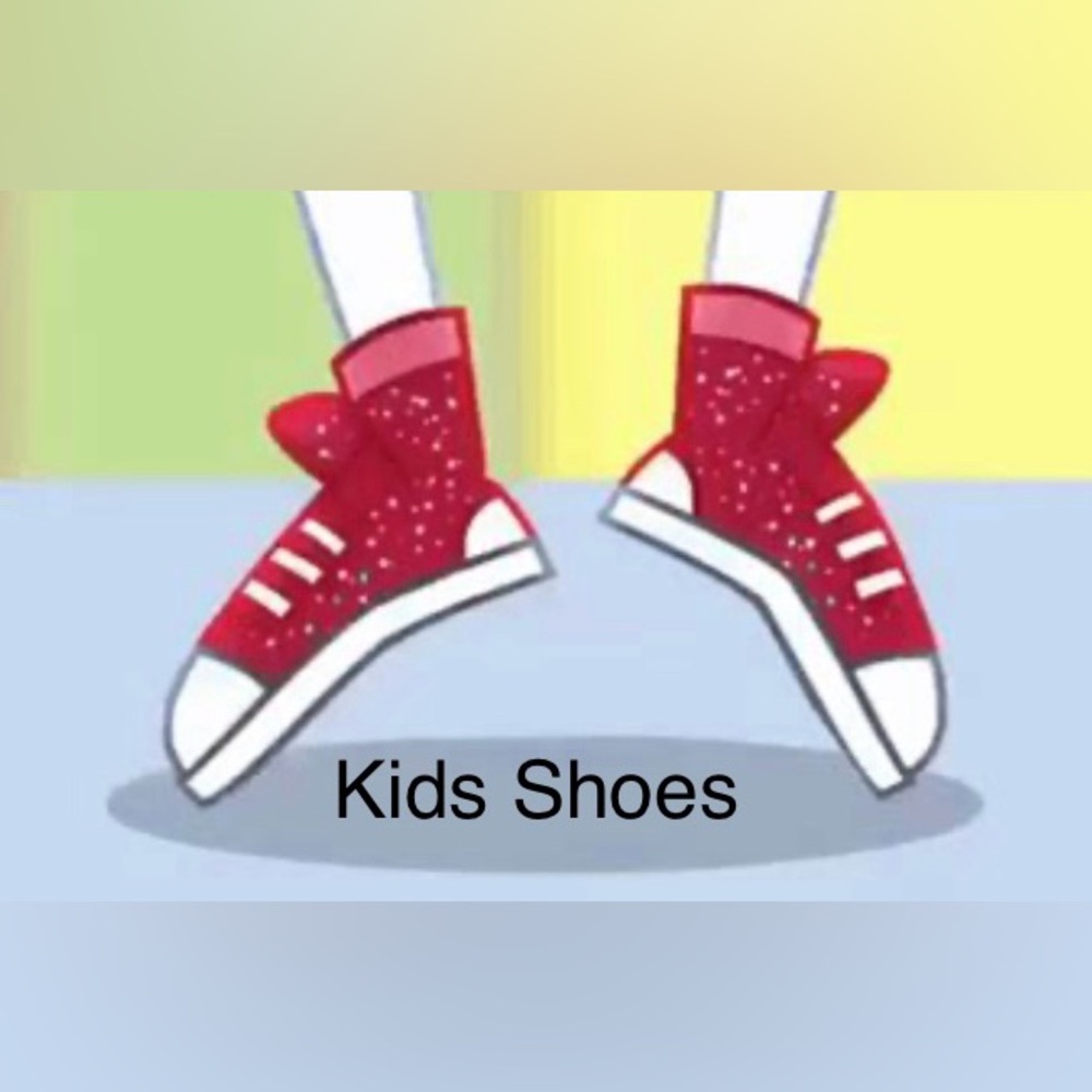 Stylish Red Kids Sneakers